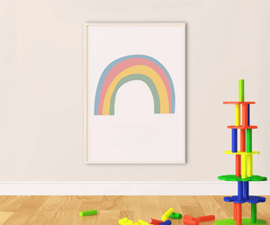 Regnbue Børneplakat