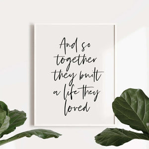 And so together they built a life they loved Ellens Shop