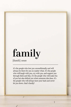 Family - Citatplakat