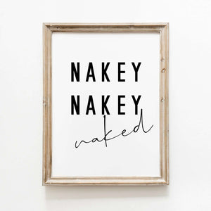 NAKEY NAKEY naked Plakat
