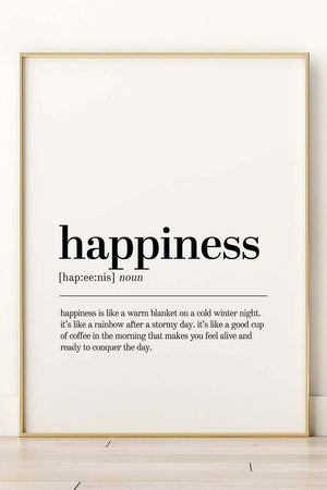 Happiness - Citatplakat