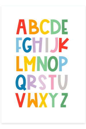 Alfabet Plakat til børn