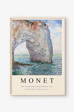 The Manneporte Near Étretat - Claude Monet Plakat