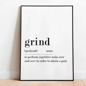 Grind Definition Ellens Shop