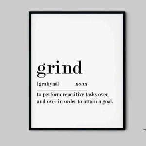Grind Definition Ellens Shop