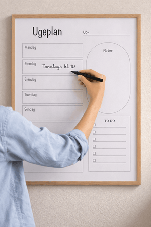 Ugeplan plakat
