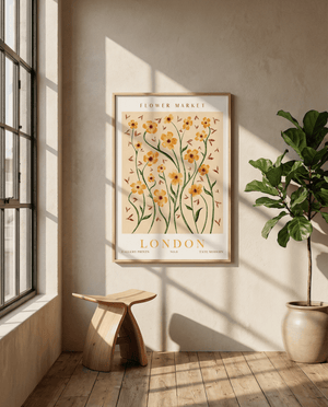 Matisse Plakat | "Flower Market London No.8" Poster - Køb nu