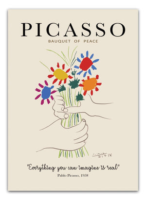 Bauquet of Peace - Picasso Plakat