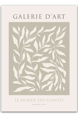 Galerie D'Art Le Mondes Plakat