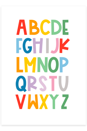 Alfabet Plakat til børn