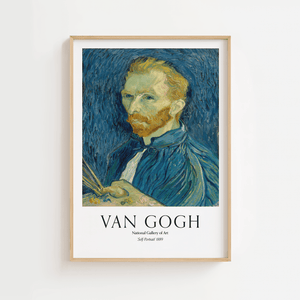 Self-Portrait plakat 1889 – Van Gogh selvportræt kunstplakat