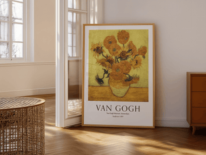 Sunflowers plakat 1889 – Van Gogh solsikker kunstplakat