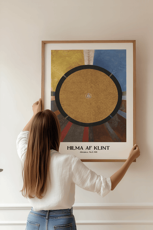 Altarpiece No.3 plakat – Hilma af Klint abstrakt kunstplakat med geometriske former