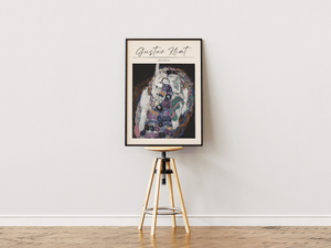 The Virgin plakat – Gustav Klimt kunstplakat med farverigt symbolsk motiv