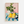 Citron plakat med stilleben motiv af citroner på tallerken og grøn plante