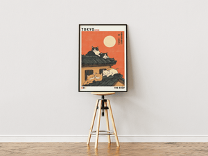 Tokyo Cats – Japansk Katte Plakat