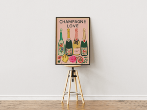 Champagne Love Plakat