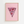 pizza plakat med pizzastykke illustration på lyserød baggrund