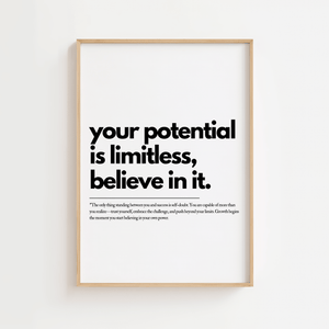 Motiverende plakat med citatet work now rest later i minimalistisk typografi.