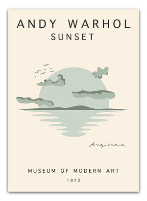 Andy Warhol - Sunset Plakat