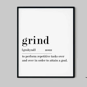 Grind Definition Ellens Shop