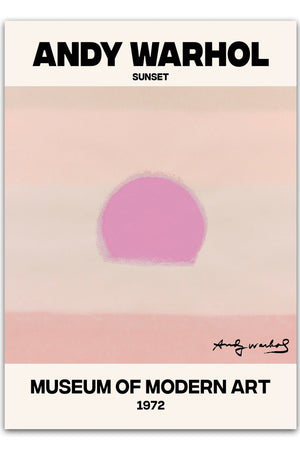 Purple Sunset - Andy Warhol Plakat