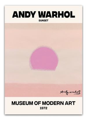 Purple Sunset - Andy Warhol Plakat