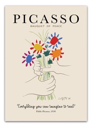 Bauquet of Peace - Picasso Plakat