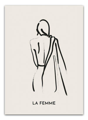 Galerie La Femme plakaten bringer et feminint og moderne udtryk ind i din indretning.