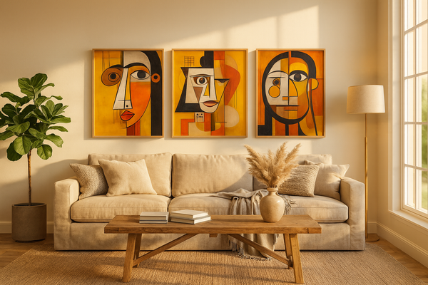 Selvportræt Kubisme Picasso Billedvæg