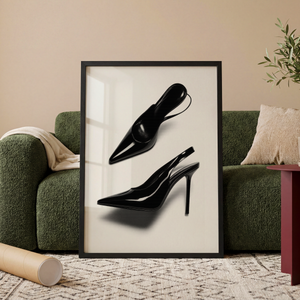 Classic Black Heels Poster
