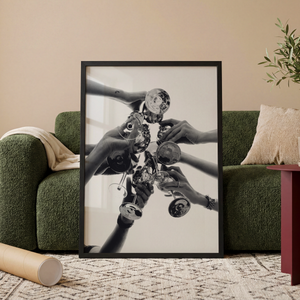 Poster Champagne Skål