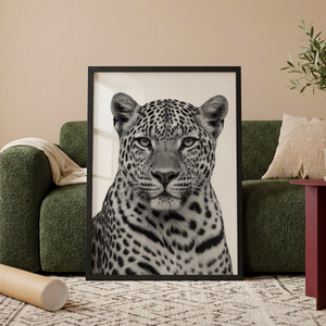 Leopard Portrait Poster