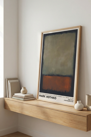 No.292 – Mark Rothko Plakat er et fremragende eksempel på Rothkos evne til at skabe følelser gennem farver. 