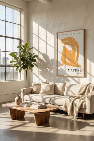 Billige Matisse Plakat | "Papiers Découpés Orange" Poster 