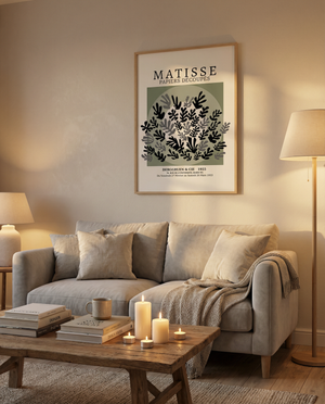 Femme Flowers Matisse Plakat