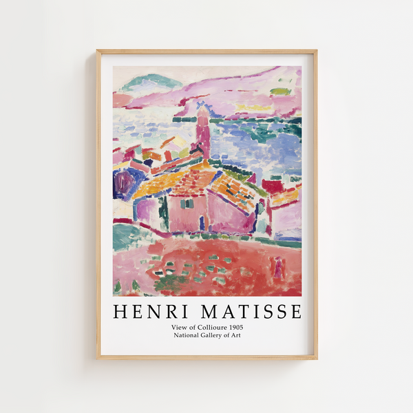 Bring farver, varme og kunsthistorie ind i hjemmet med ‘View of Collioure’ – Matisse Plakat