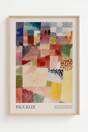 Plakaten fra Museum of Modern Art har et klassisk udstillingsdesign