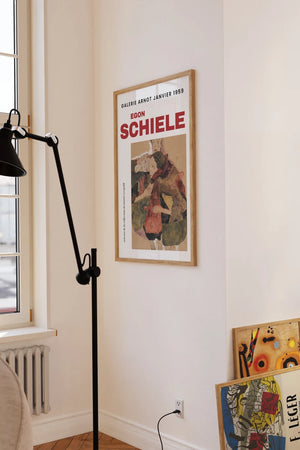Egon Schiele udstillingsplakat – Galerie Arnot Janvier 1959, Leopold Museum samling