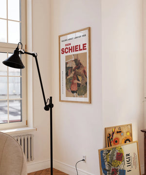 Egon Schiele udstillingsplakat – Galerie Arnot Janvier 1959, Leopold Museum samling