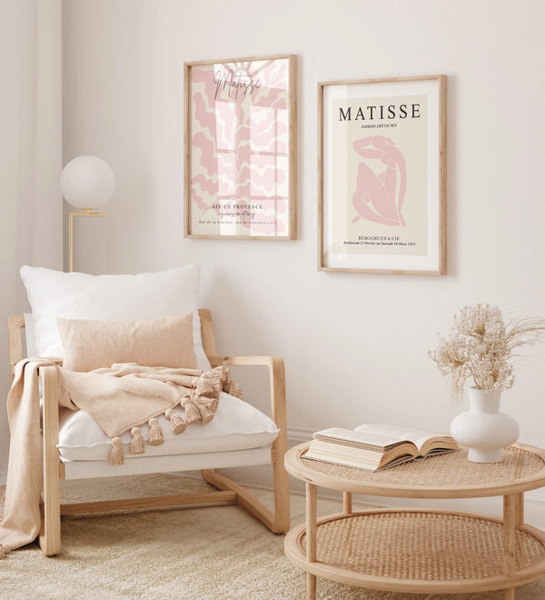 Lyserøde Plakater | Smukke Plakater i Lyserød Nuancer