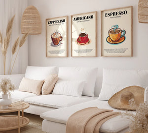 Kaffe Plakat | Retro & Moderne Kaffeplakater til Enhver Smag