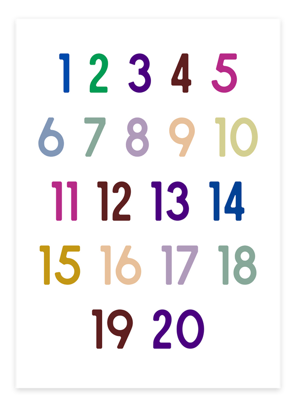 1-20 Tal Plakat