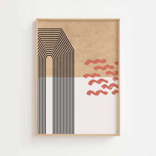 Abstract Mid Plakat