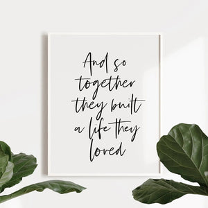 And so together they built a life they loved Ellens Shop