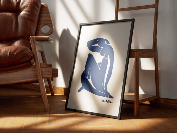 Blue Madame Matisse Poster
