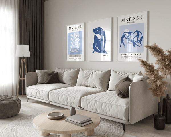 Matisse Plakat | "Dark Blue Madame" Poster | Køb Online 