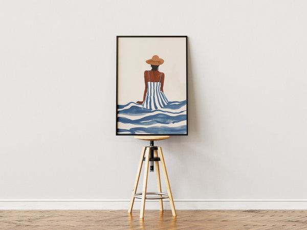 Blue Water Lady - Poster