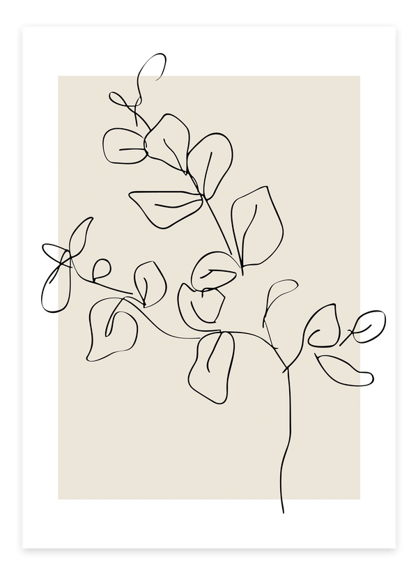 Botanical Plant Poster