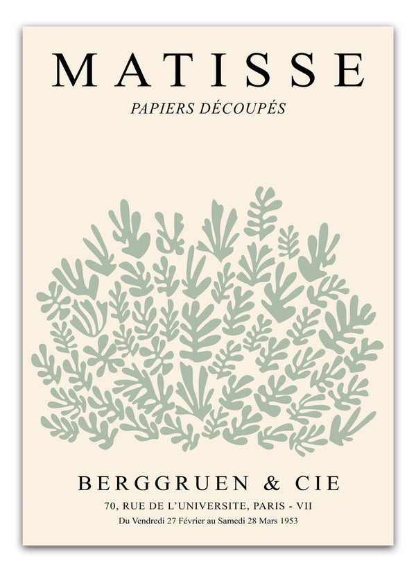 Matisse Plakat | "Du Vendredi" Grøn Poster  | Køb plakater